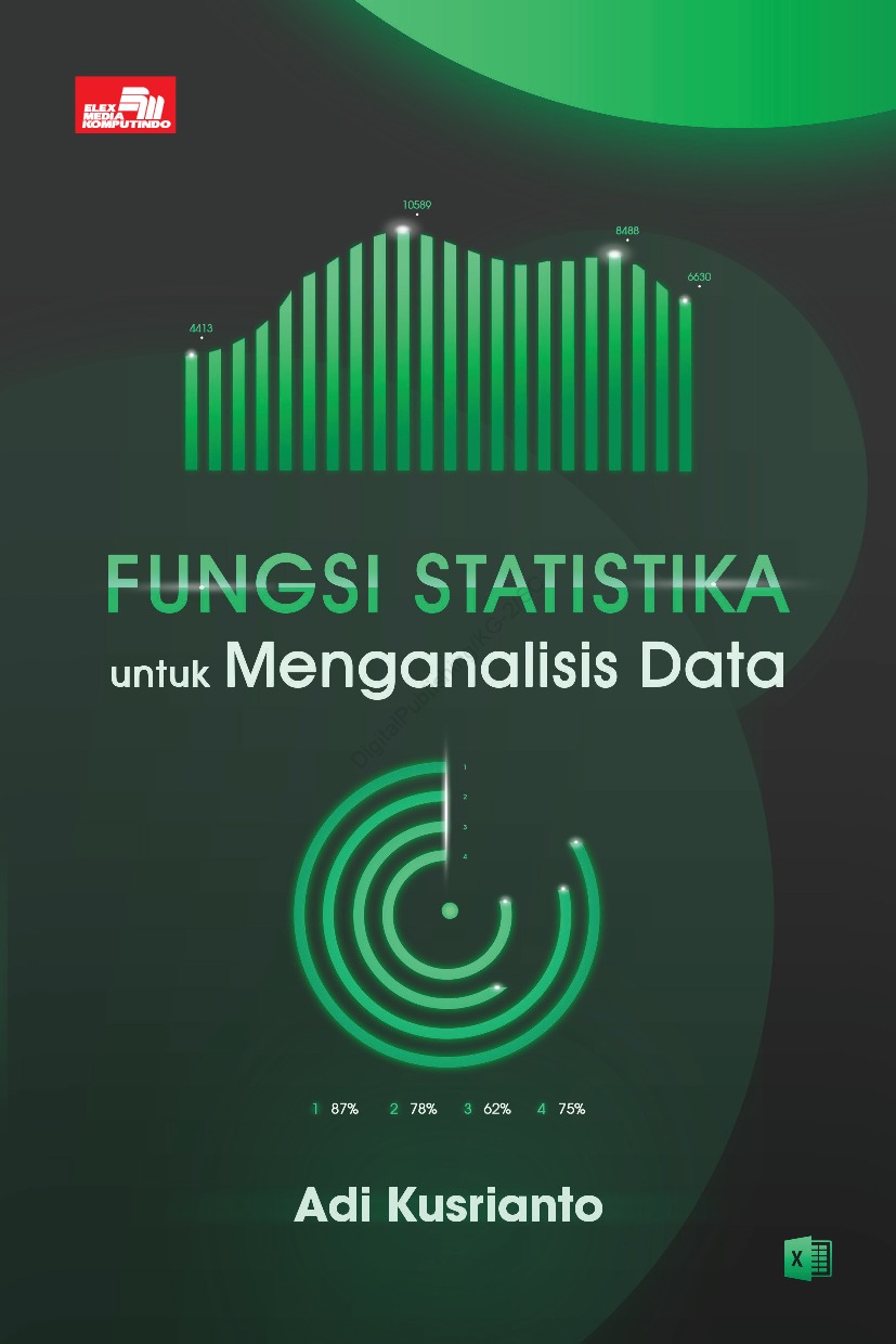 Cover FUNGSI STATISTIKA UNTUK MENGANALISIS DATA / Adi Kusrianto