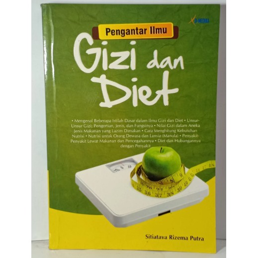 Cover GIZI DAN DIET :  Pengantar Ilmu / Sitiatava Rizema Putra