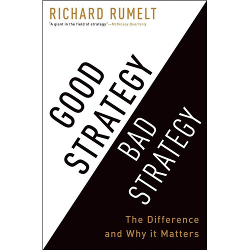 Cover GOOD STRATEGY BAD STRATEGY :  Strategi Baik dan Buruk dalam Bisnis / Richard P. Rumelt