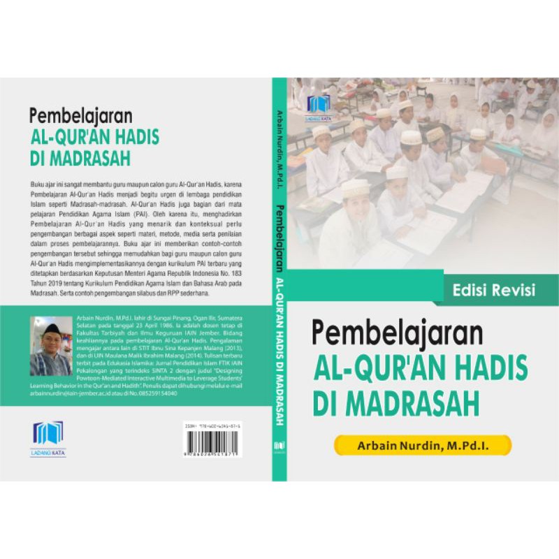 Cover Pembelajaran Al-Qur'an Hadis di Madrasah / Arbain Nurdin