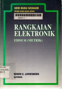 Cover Rangkaian Elektronik Edisi SI (Metrik) / Edwin C. Lowenberg