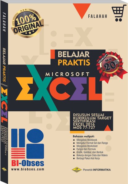 Cover BELAJAR PRAKTIS MICROSOFT EXCEL / Falahah