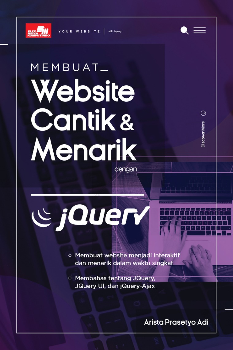 Cover Membuat Website Cantik dan Menarik dengan jQuery / Arista Prasetyo Adi