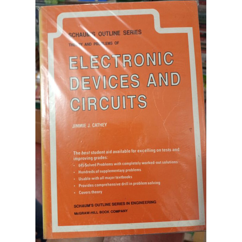 Cover ELEKTRONIC DEVICE AND  CIRCUITS :  THEORY AND PROBLEMS / Jimmie J. Cathey