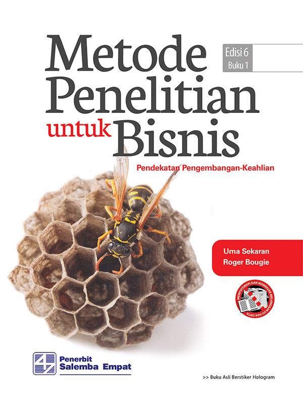 Cover METODE PENELITIAN UNTUK BISNIS / Uma Sekaran & Roger Bougie