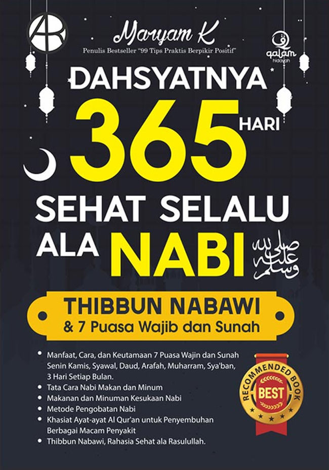Cover Dahsyatnya 365 Hari Sehat Selalu Ala Nabi / Maryam Kinanthi N.