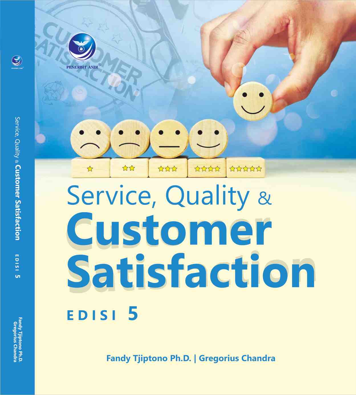Cover Service, Quality dan Customer Satisfaction :  Edisi 5 / Fandy Tjiptono ; Gregorius Chandra