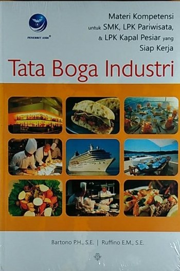 Cover TATA BOGA INDUSTRI / Bartono PH &  Ruffino EM