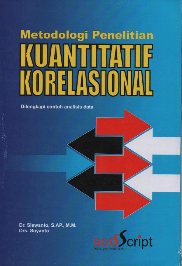 Cover METODOLOGI PENELITIAN KUANTITATIF KORELASIONAL