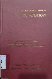 Cover ISLAM UNTUK DISIPLIN ILMU PENDIDIKAN