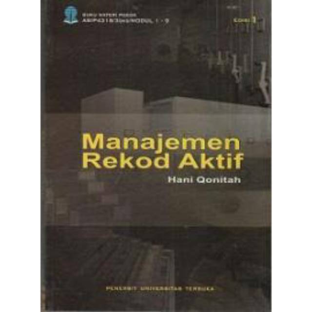 Cover Manajemen rekod aktif / Hani Qonitah