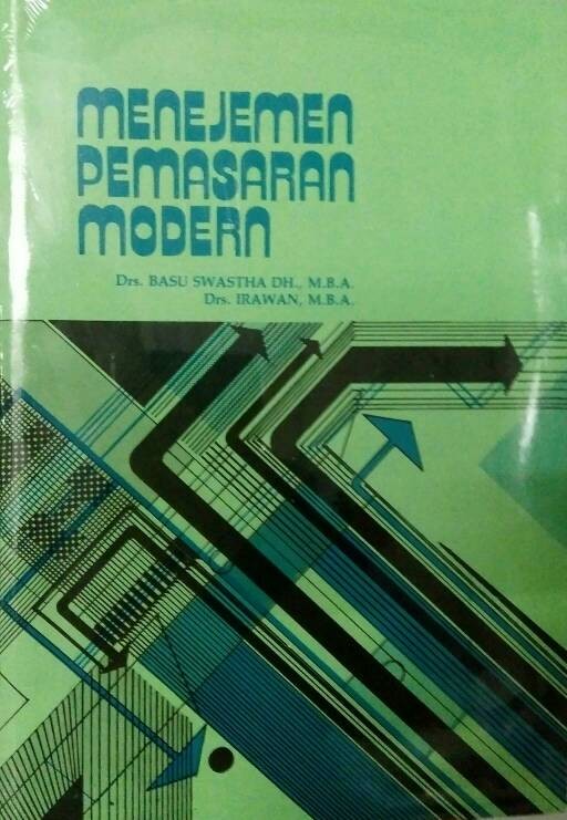 Cover MENEJEMEN PEMASARAN MODERN / Basu Swastha & Irawan