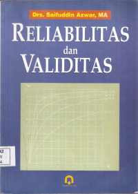 Cover RELIABILITAS DAN VALIDITAS / Saifuddin Azwar