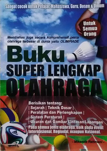 Cover BUKU SUPER LENGKAP OLAHRAGA / Mikanda Rahmani
