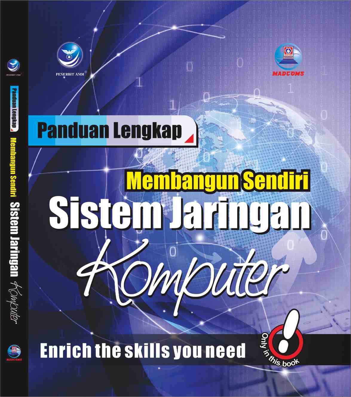 Cover PANDUAN LENGKAP MEMBANGUN SENDIRI SISTEM JARINGAN KOMPUTER / Madcoms
