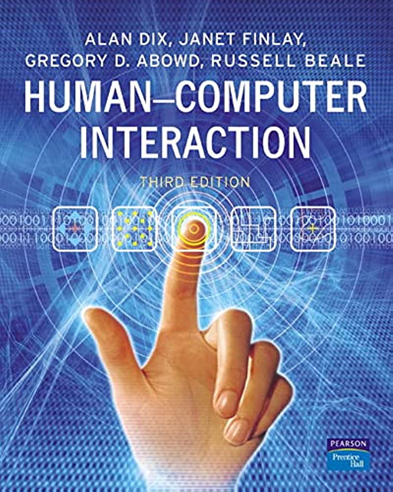 Cover HUMAN-COMPUTER INTERACTION / Alan Dix, Janet Finlay, Gregory D.Abowd Dkk