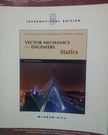 Cover VECTOR MECHANICS FOR ENGINEERS / Ferdinand P. Beer, E. Russell Johnston, Jr., & Elliot R. Eisenberg