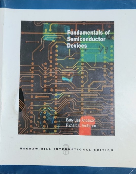 Cover FUNDAMENTALS OF SEMICONDUCTOR DEVICES / Betty Lise Anderson & Richard L. Anderson
