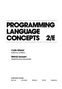 Cover PROGRAMMING LANGUAGE CONCEPTS 2/E / Carlo Ghezzi & Mehdi Jazayeri