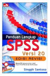 Cover Panduan Lengkap SPSS Versi 20 :  EDISI REVISI / Singgih Santoso