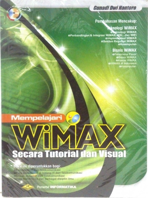 Cover MEMPELAJARI WIMAX SECARA TUTORIAL DAN VISUAL / Gunadi Dwi Hantoro