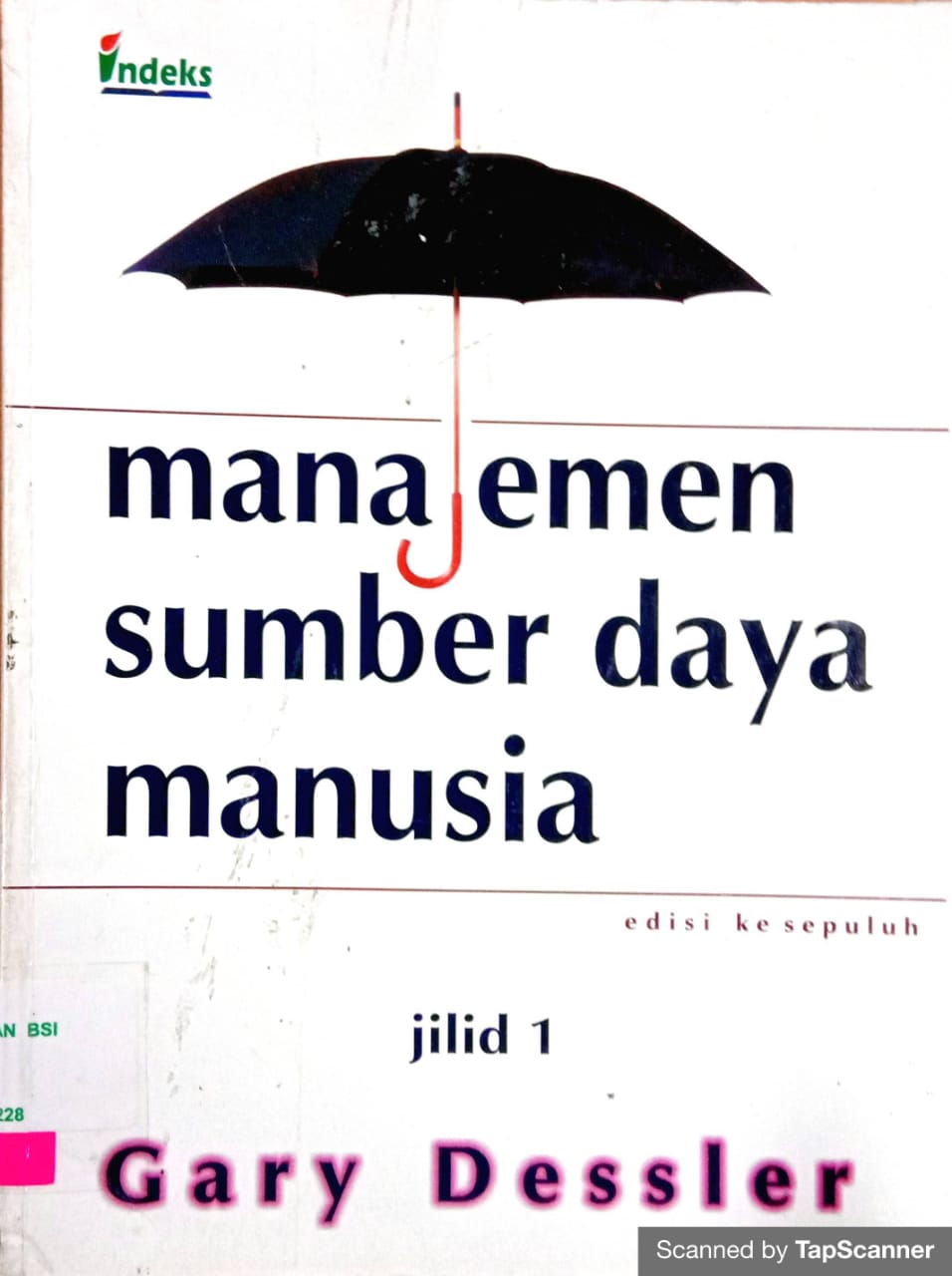 Cover MANAJEMEN SUMBER DAYA MANUSIA JILID 1 / Garry Dessler