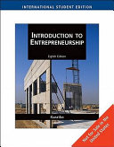 Cover INTRODUCTION TO ENTREPRENEURSHIP / Donald F. Kuratko