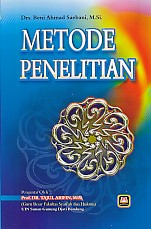 Cover METODE PENELITIAN / Beni Ahmad Saebani