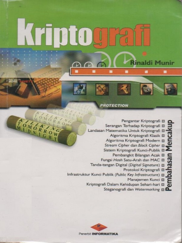 Cover KRIPTOGRAFI / Rinaldi, Munir
