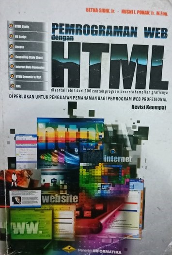 Cover PEMROGRAMAN WEB DENGAN HTML / Betha Sidik & Husni I. Pohan