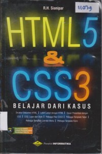 Cover HTML 5 & CSS 3 / R.H. Sianipar