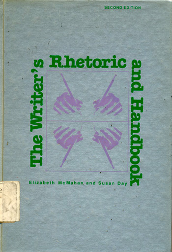 Cover THE WRITER'S RHETORIC AND HANDBOOK / Elizabeth McMahan & Susan Day