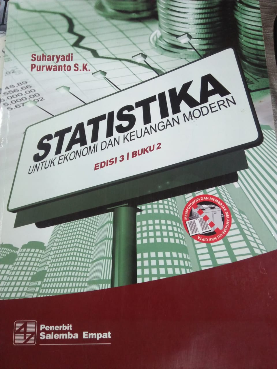 Cover STATISTIKA :  Untuk Ekonomi dan Keuangan Modern / Suharyadi Purwanto