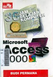 Cover MICROSOFT ACCESS 2000 / Budi Permana