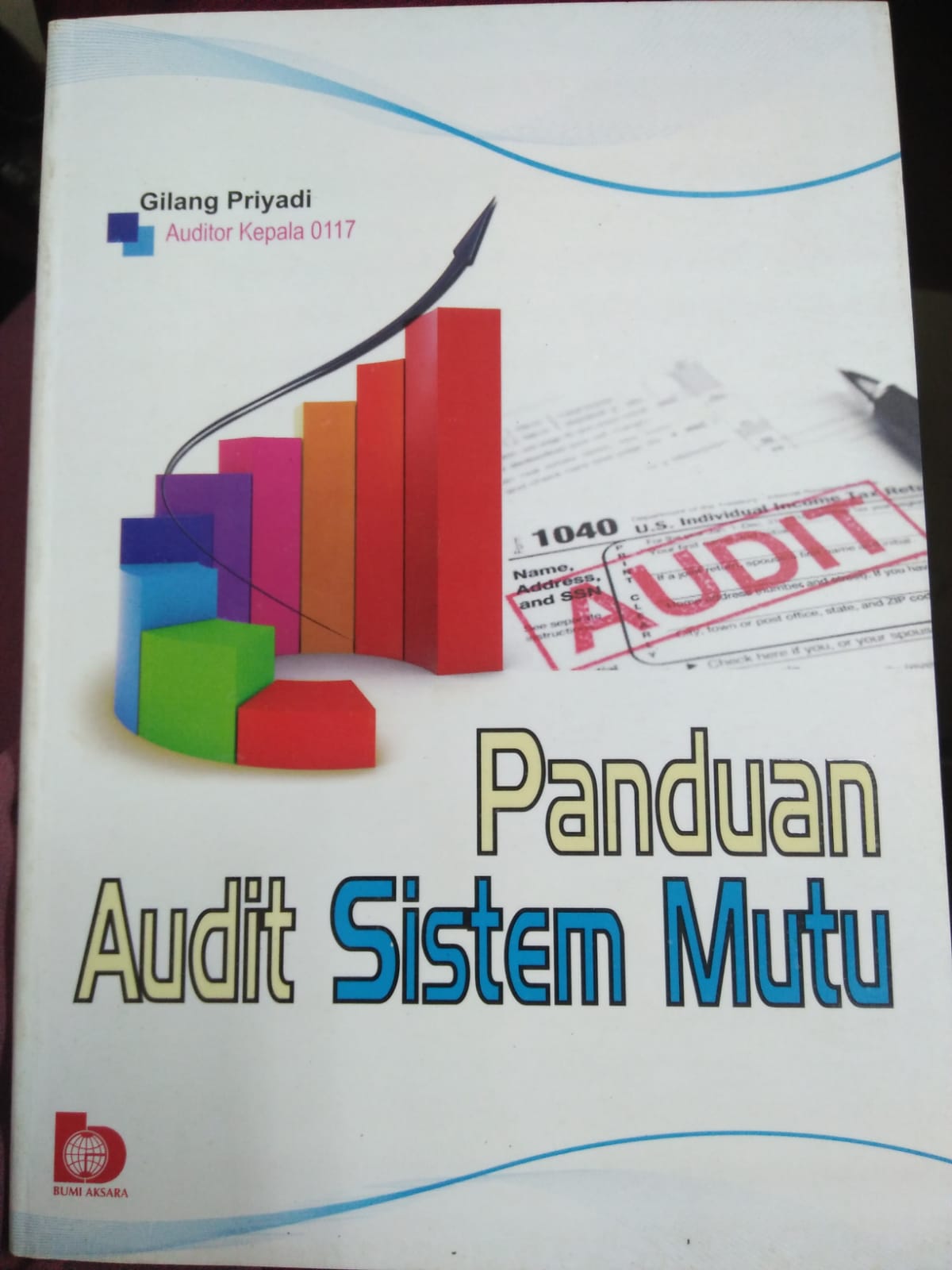 Cover PANDUAN AUDIT SISTEM MUTU / Gilang Priyadi