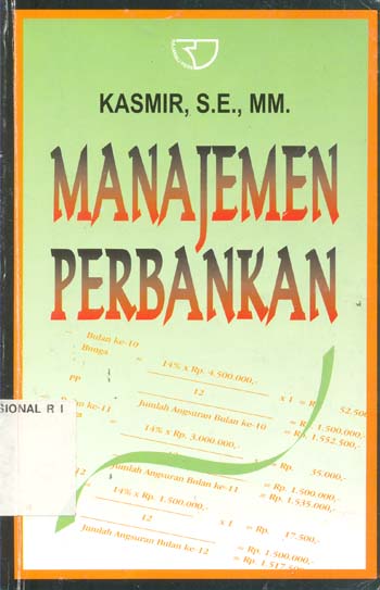 Cover MANAJEMEN PERBANKAN / Kasmir