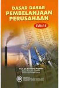 Cover DASAR DASAR PEMBELANJAAN PERUSAHAAN / Bambang Riyanto