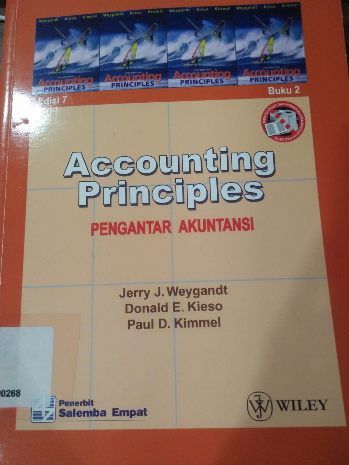 Cover ACCOUNTING PRINCIPLES :  Pengantar akuntansi buku 2 / Jerry J. Weygandt