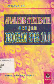 Cover ANALISIS STATISTIK DENGAN PROGRAM SPSS 10.0 / Wijaya