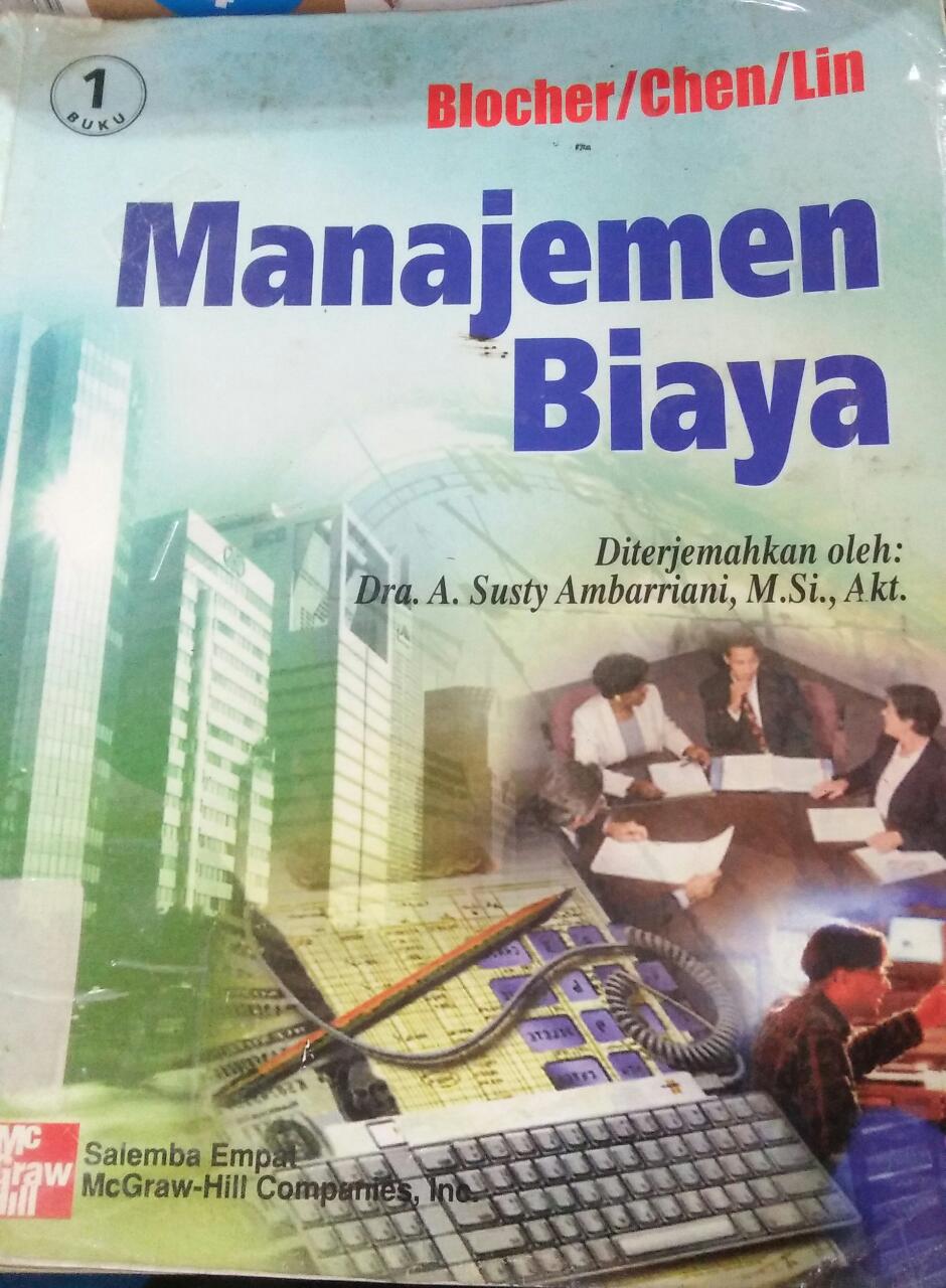 Cover MANAJEMEN  BIAYA / Edward J. Blocher